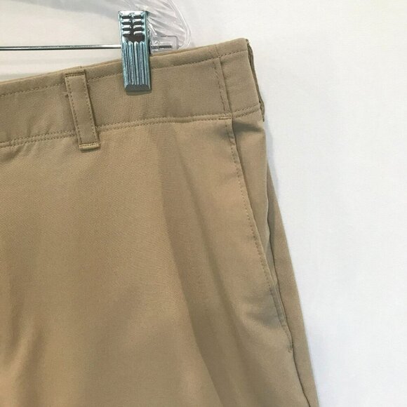 Ben Hogan Men's Flat Front Bermuda Golf Shorts Sz 40 in Khaki Tan Activewear - Picture 3 of 14
